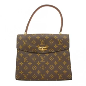 Louis Vuitton Damier Malesherbes N51379 Handbag Brown From Japan 6209637 F/S - Picture 1 of 10