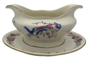 Castleton Phoenix Gravy Boat & Attached Underplate - Picture 1 of 3