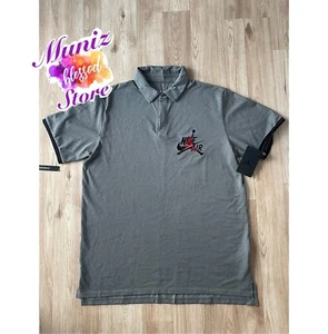 Nike Jordan Jumpman Logo Polo Hombres Talla L Grande CK2228-091 NBA Camiseta Retro 11 12 - Imagen 1 de 7