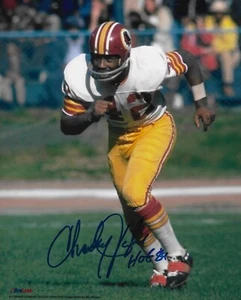 Charley Taylor Autographed Photograph with HOF 84 Inscription and COA - Picture 1 of 1