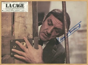 Lino Ventura (1919-1987) - Acteur italien - Rare grande photo signée - 80s - Foto 1 di 1