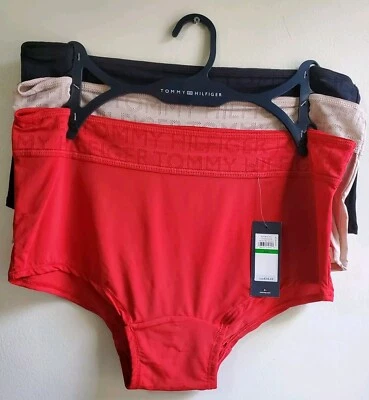 Tommy Hilfiger Paquete de 3 Logo Nylon Spandex Niño Corto Talla Grande ~NUEVO CON ETIQUETAS  Foto 1 de 4