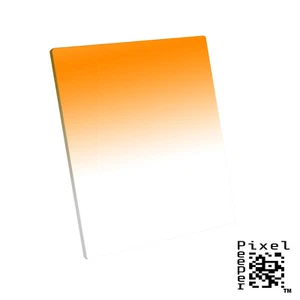 Pixel Peeper Graduated Orange Filter 100mm 2 Stop Lee & Cokin Compatible . - Picture 1 of 14