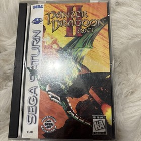Panzer Dragoon II 2 (Sega Saturn) COMPLETE CIB - Tested With Reg! Mint!