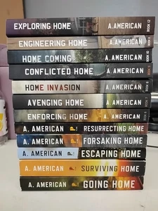 A.  American Survivalist Going Home Series Lot of 12 Books (1-12) Paperback - Picture 1 of 17