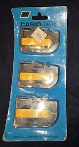 Casio IR-10F INK Ribbon Cassetes Package Of 3 For A Casio Typewriter - Picture 1 of 2