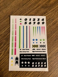 Vintage Plastik Modellbausatz ??? Waage Aufkleber/Decals - Bild 1 von 3