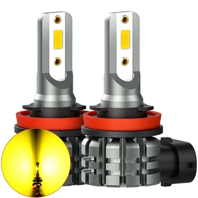 Lâmpada de neblina LED âmbar H11 H8 para Subaru Legacy/Forester/WRX STI/Outback 3000K - Imagem 1 de 4