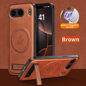 For OnePlus Nord 4 Luxury Shockproof Phone Case Magnetic KickStand Leather Cover - Picture 1 of 16