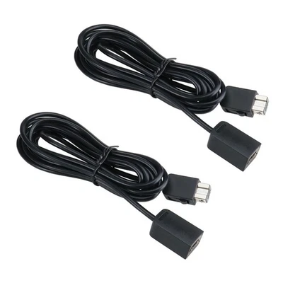 2X Câbles Rallonge 2.80m pour manette Nintendo NES & SNES Mini Classic Wii WiiU - Photo 1/4