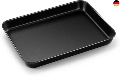 TEAMFAR Mini Ofenblech, Rechteckig Karbonstahl Backblech Kuchenblech, Backform - Bild 1 von 4