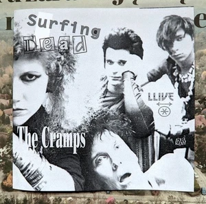 THE CRAMPS 6" flexi SURFING DEAD Russian 2 diff.  vinyl col.  brown, blue - Bild 1 von 1