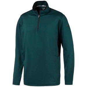Men's PUMA Rotation 1/4 Zip Pullover - Ponderosa Pine SM - Picture 1 of 1