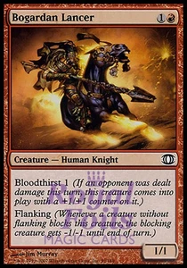 Bogardan Lancer 4x FOIL FUT MTG Future Sight Common NM+ red - Picture 1 of 1
