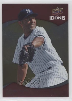 2009 Upper Deck Icons Retail Red Mariano Rivera #75 HOF - Image 1 of 2