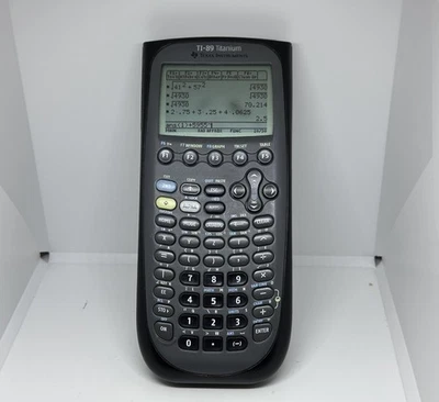 Texas Instruments TI-89 Titanium Graphing Calculator No Cover Tested Screen * - Image 1 of 4