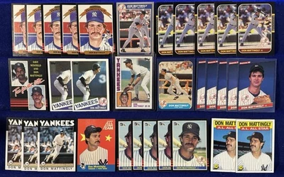 Lote de 200 tarjetas de novato de béisbol Don Mattingly 1984 Topps New York Yankees UpperDeck Foto 1 de 4