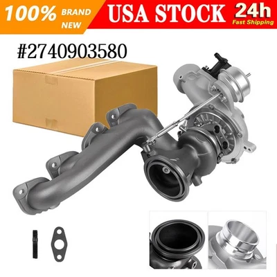 Turbocharger For Mercedes-Benz C300 E300 C350e GLC300 SLC300 2.0L L4 Turbo RHF4 Foto 1 de 4