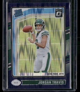 2024 Donruss Optic #260 Jordan Travis Purple Shock New York Jets - Picture 1 of 2