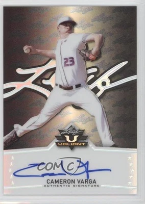 2014 Leaf Valiant Black Prismatic /5 Cameron Varga #BA-CV1 Auto - Image 1 of 2