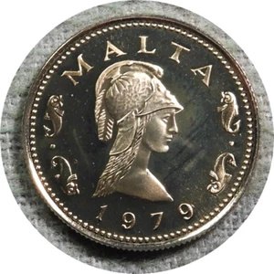elf Malta 2 Cents 1979 FM Queen of the Amazons Proof only 6,577 minted - Picture 1 of 2