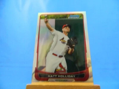 Matt Holliday Bowman Chrome 2012 Refractor - Image 1 of 2