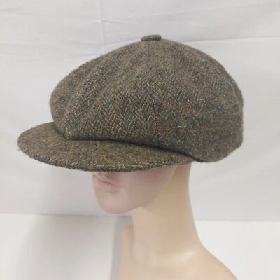 CASTLEBAR House Of Ireland Mens Cap Tweed Newsboy 100% Wool Laine VINTAGE - Image 1 of 4