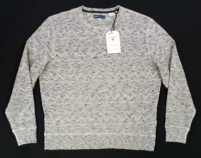 Levi's Made & Crafted Men's M Gray Geo Crewneck Knit Sweater Sweatshirt NWT - Image 1 of 4