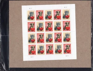 Scott #5746a (5745-46) Love Puppy & Kitten Sheet of 20 Forever Stamps - Sealed - Picture 1 of 2