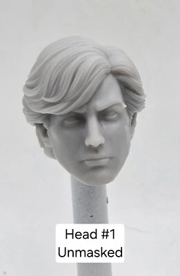 Impreso en 3D NIGHTWING 80'S HEAD#1 6" 1:12 Clasificado LEYENDAS Escala Foto 1 de 2