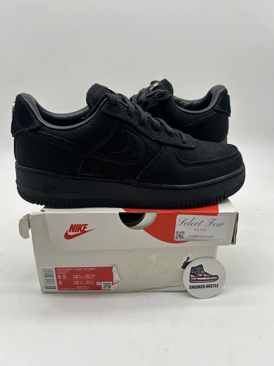 Nike Air Force 1 Low Stussy Black for Sale | Authenticity