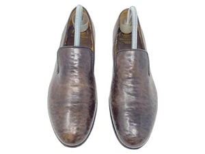 Officine Creative Womens Nadine Brown Slip On Round Toe Size US 8 Handmade Italy - Picture 1 of 13