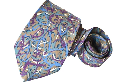 MISSIONI CORBATA HOMBRE BEIGE/GEOMÉTRICA Ancho: 3.50" Largo: 55" SEDA Foto 1 de 3