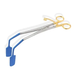 View More Vaginal Lateral Retractor 10.5" Blue Coated Tip with Gold Handle - Picture 1 of 3