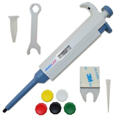 JoanLab Variable Volume 10µL To 100µL Precision Mechanical Pipettor Micropipette • 49.99$