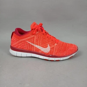 Nike Free 5.0 Fly Knit Turnschuhe Damengröße 4 orange Laufschuhe Fitnessstudio Gehen - Bild 1 von 12
