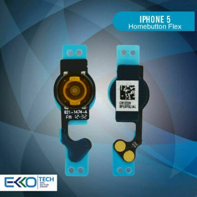 ✅ Für Original iPhone 5 5G Homebutton Home Button Knopf Menü Taste Flex Kabel ✅ - Bild 1 von 2