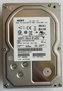 HGST HUS724030ALS640 3TB 7.2K RPM 3.5" ENTERPRISE SAS HARD DRIVE 0B26866 - Picture 1 of 1