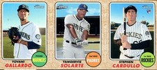 2017 Topps Heritage High Number Baseball Box Topper Ad Advertising Panels #GSC