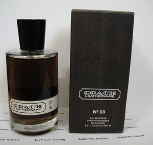 Coach Leatherware No. 3 Men Fragrance EDP Spray 3.2 oz 95ML Pour Homme - Picture 1 of 2