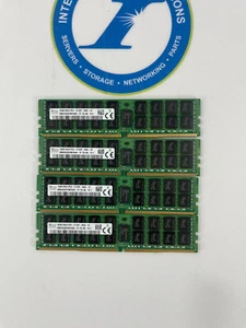 Lot of 4 - HMA42GR7MFR4N-TF, SK Hynix 16GB 2Rx4 PC4-2133P ECC Registered RDIMM - Picture 1 of 3