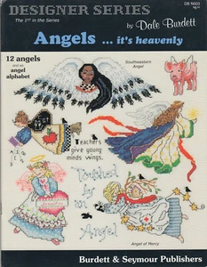 Cross Stitch Pattern Booklet ~ Angels it's Heavenly #DBN003 - Picture 1 of 2