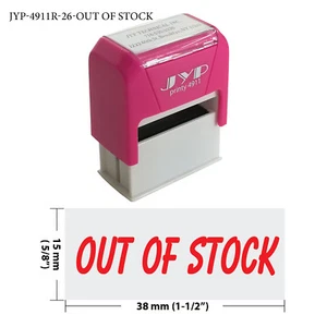 Fuera de Stock - Sello de Goma Autoentintado - JYP 4911R-26 (TINTA ROJA) - Imagen 1 de 1