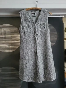 Gr 36/38 Street One Damen Kleid Spitzenkleid in schlamm/ Smoking Styl - Bild 1 von 6