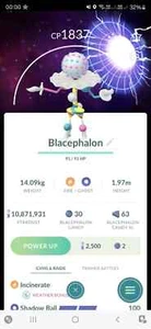 Blacephalon ( Special Background ) Pokemon Trade Go - Picture 1 of 2