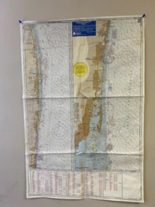Waterproof Chart # 23F-2 Sides-Soundings in Feet/GPS Loran - Picture 1 of 1