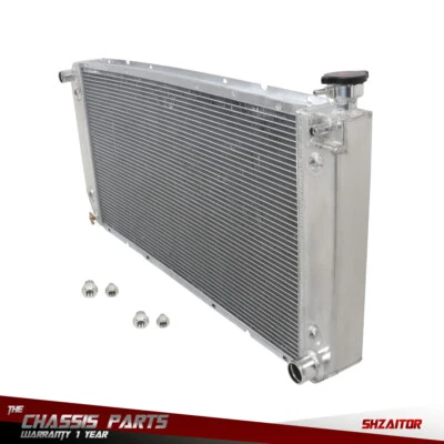 4 Row 62mm Radiator For Chevy GMC C/K C1500 C2500 C3500 Truck 5.7L V8 1988-1999 - Image 1 of 4