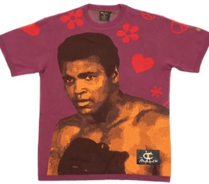Muhammad Ali x Champion x Just Don Limited Ed. Plaited Jersey Knit T-Shirt S NwT - Picture 1 of 16