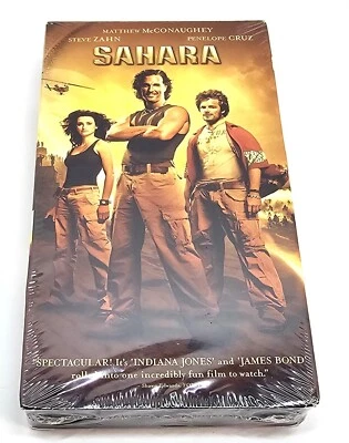Sahara VHS 2005 Matthew McConaughey Brand New Sealed - Image 1 of 4