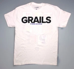 Pi’erre Bourne Official Grails Tour Merch T Shirt White M NEW - Picture 1 of 7